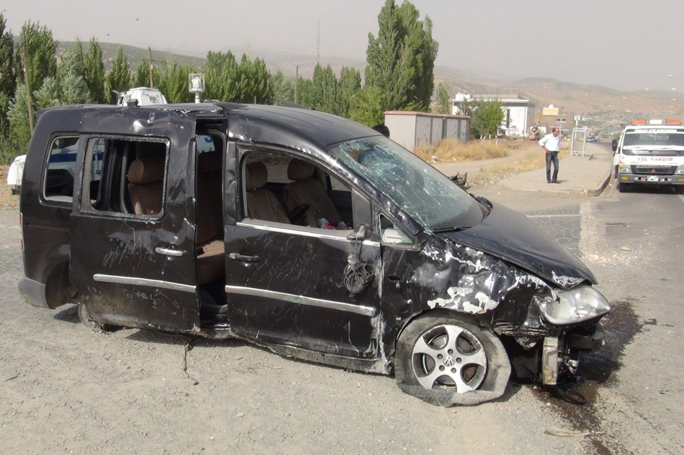 Bingöl’deki kazalarda 8 kişi yaralandı